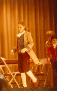 Early gal trooping. I insisted on a frock coat and actual breeches.