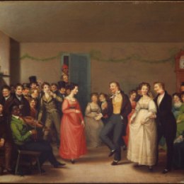 Rustic Dance After a Sleigh Ride, 1830. William Sidney Mount MFA Boston 48.458