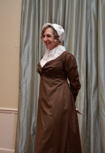Mrs Pabodie attempts to remember when she was born (1771). Photo by J. D. Kay