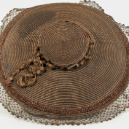Straw hat, Snowshill Wade Costume Collection, NT 1349843